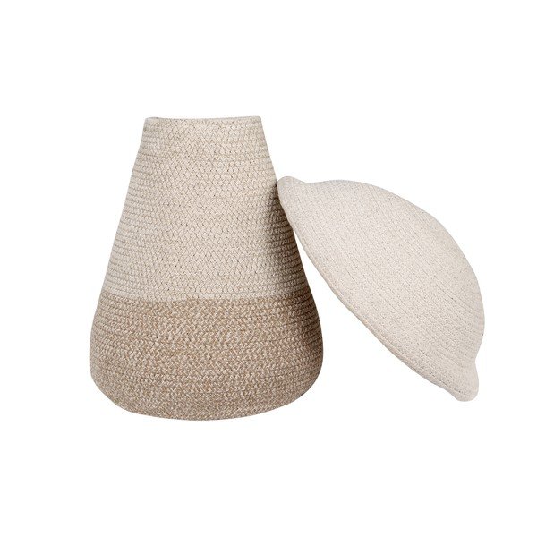 Bež tekstilna dječja kutija za pohranu ø 33x38 cm Mama Mushroom – Lorena Canals-image-3