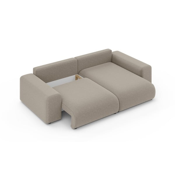 Bež sklopiva/s prostorom za odlaganje kutna garnitura (promjenjiva) Luma – Ropez-image-4