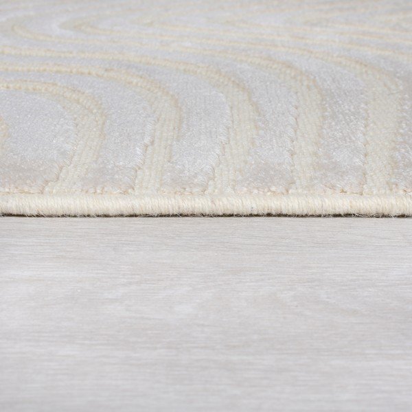Bež vuneni tepih 170x120 cm Patna Channel - Flair Rugs-image-4