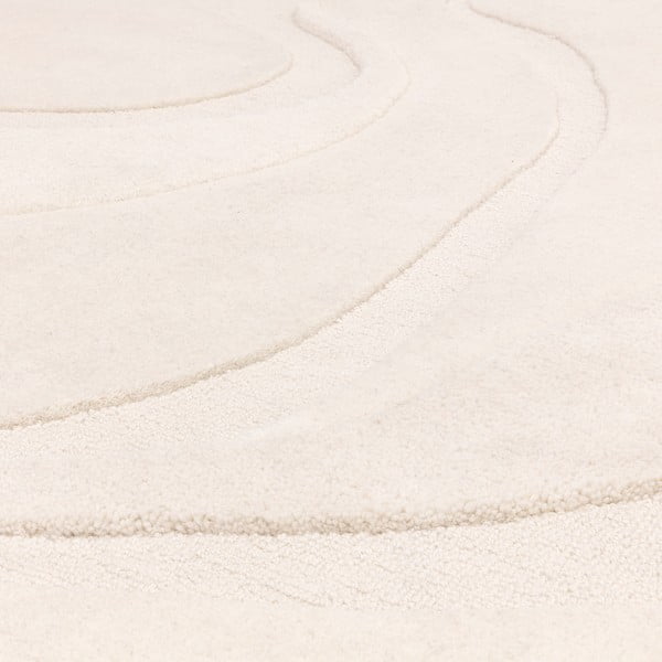 Bijeli vuneni tepih 160x230 cm Olsen – Asiatic Carpets-image-1