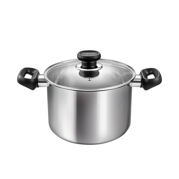 Lonac od nehrđajućeg čelika s poklopcem prikladni za indukcijsko kuhalo 4 l Brava – Tescoma