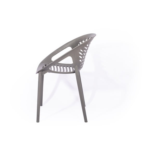 Vrtni blagovaonski set za 4 osobe sa sivim stolicama Joanna i stolom Viking, 90 x 150 cm-image-4