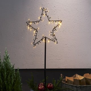 Crni božićni svjetlosni ukras Spiky - Star Trading