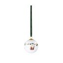 Porculanski ručno oslikani ukas za božićno drvce ø 6 cm Hammershøi Christmas – Kähler Design