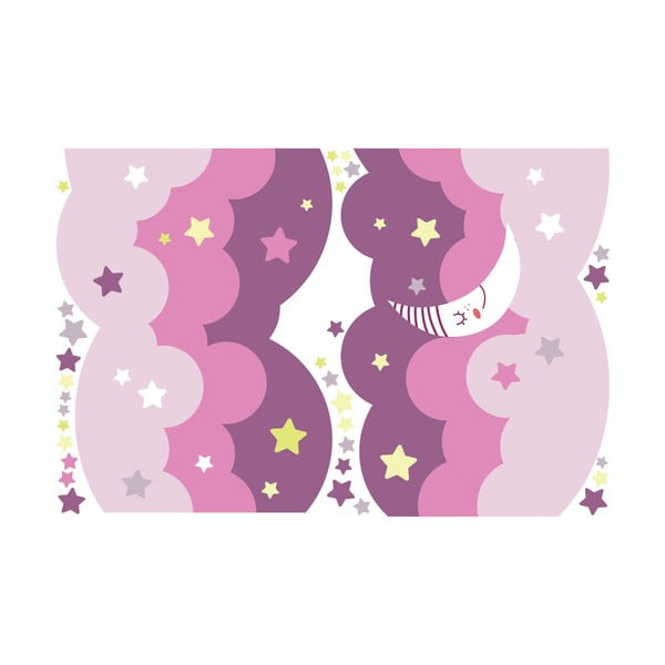 Zidna samoljepljiva naljepnica Ambiance Scandinavian Clouds Starry Sky-image-2