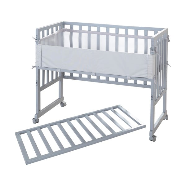 Sivi dječji krevet 90x45 cm – Roba-image-2