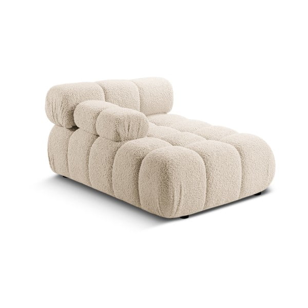 Bež modularna sjedeća garnitura od bouclé tkanine (s lijevim kutom) Bellis – Micadoni Home-image-4