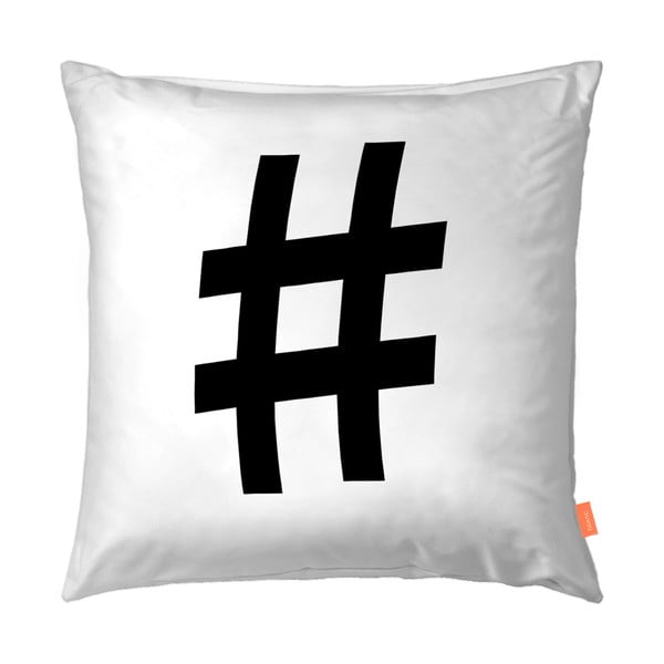 Set od 2 pamučne jastučnice Blanc Hashtag-image-3
