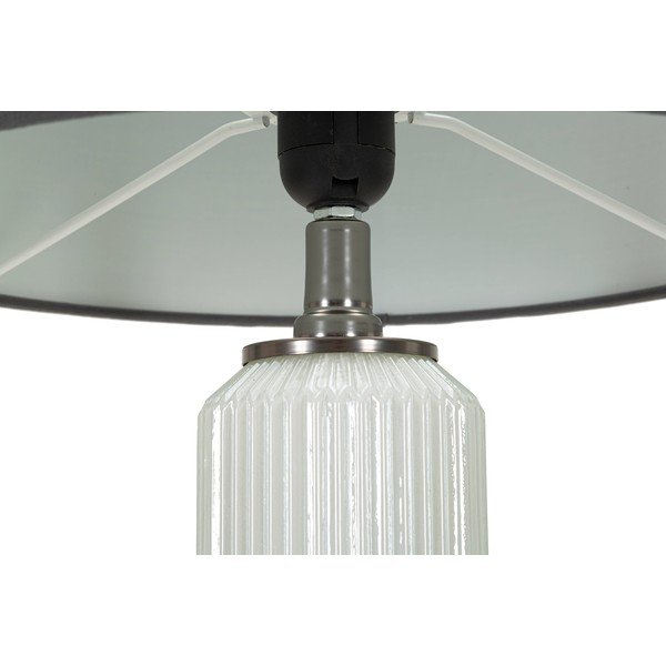 Siva stolna lampa s tekstilnim sjenilom (visina 57 cm) Bright – Mauro Ferretti-image-2