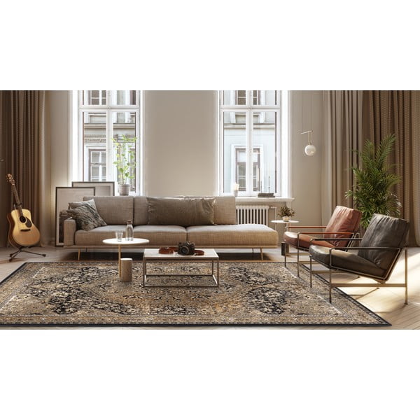 Vuneni tepih u bakrenoj boji 133x180 cm Ava – Agnella-image-1