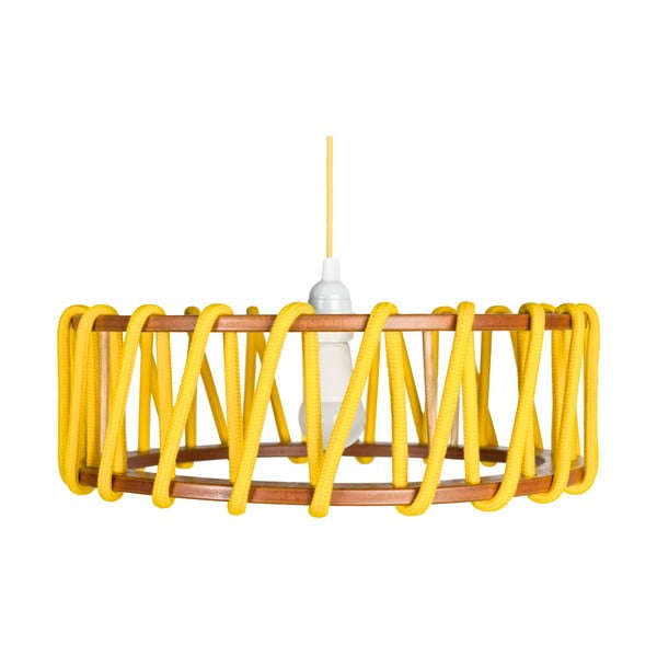 Žuta stropna lampa Macaron EMKO, ø 45 cm
