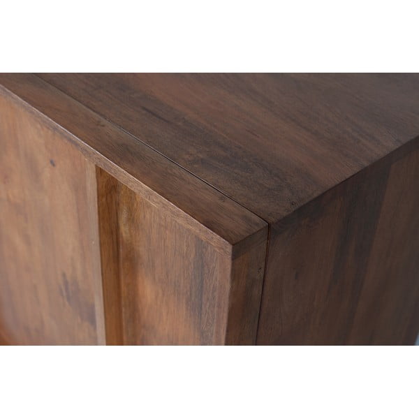 Smeđa komoda od drveta manga DRVO Forrest širine 160 cm-image-3