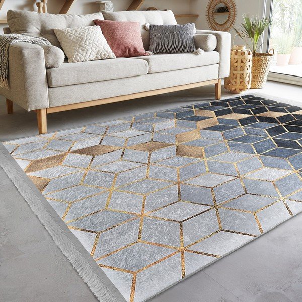 Plavo-siva staza  80x200 cm - Mila Home-image-1