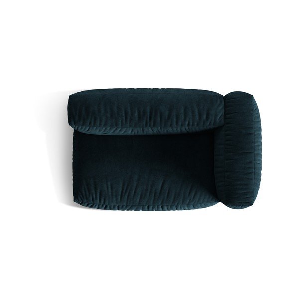 Tamno plava baršunasti modularna sjedeća garnitura (s desnim kutom) Martina – Micadoni -image-3