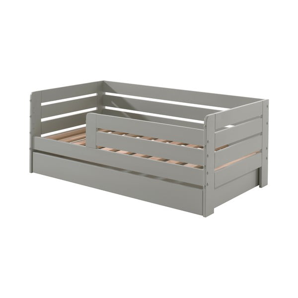 Siva dječja ladica za ispod kreveta 70x140 cm Peuter – Vipack-image-3