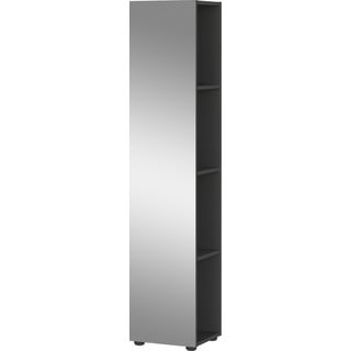 Antracitno sivi kupaonski ormarić 31x144 cm Vasio – Germania