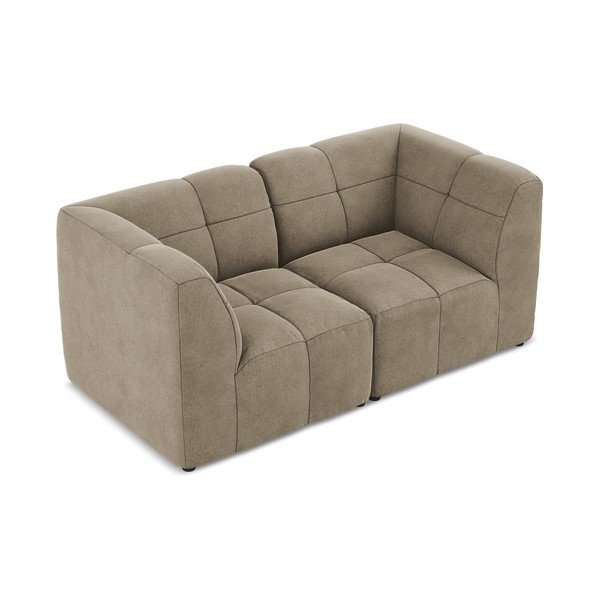 Smeđa baršunasti sofa 180 cm Aloha – Makamii-image-3
