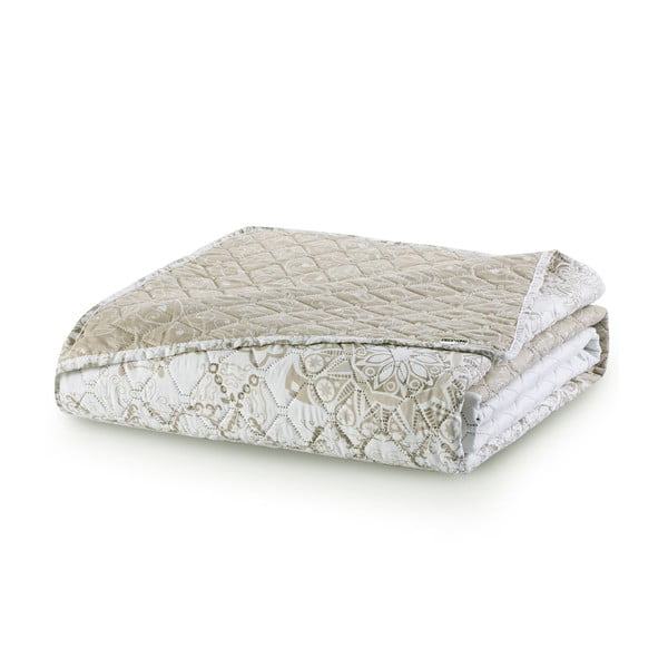 Svijetlosmeđi dvostrani prekrivač od mikrovlakana DecoKing Malaga, 220 x 240 cm-image-2