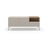 Krem TV komoda 140x55 cm Cailin – Marckeric