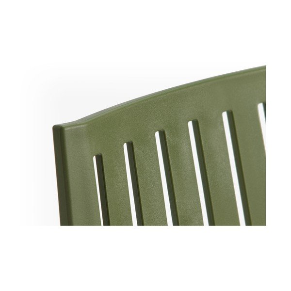Zelena plastična vrtna stolica Bars - Rojaplast-image-2