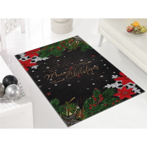 Tepih Vitaus Christmas Period Black Sign, 50 x 80 cm-image-1