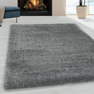 Sivi tepih 60x110 cm Fluffy – Ayyildiz Carpets