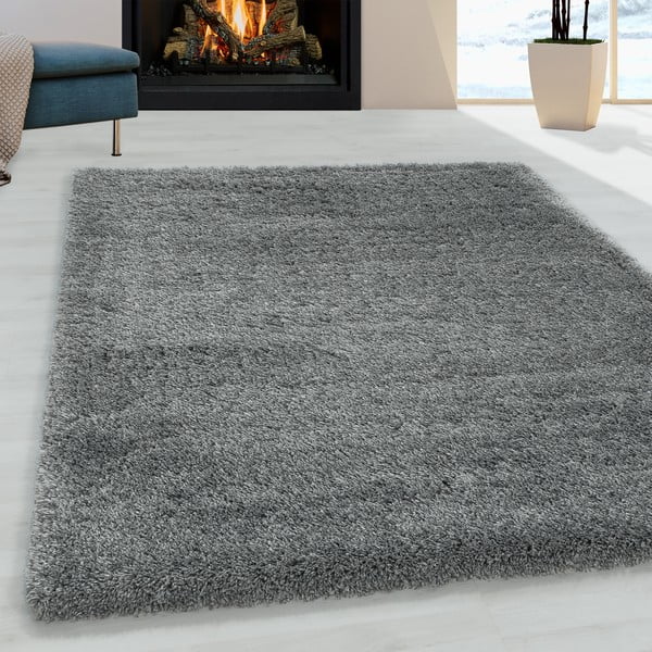 Sivi tepih 160x230 cm Fluffy – Ayyildiz Carpets-image-1