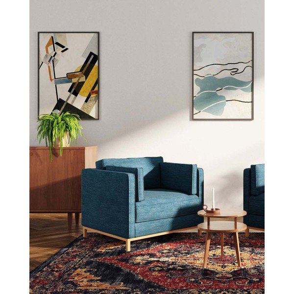 Tamno plava fotelja   Celerio – Ame Yens-image-1