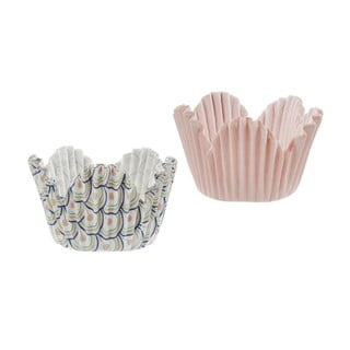 Set od 60 pastelnih papiranatih košarica za pečenje kolačića Oetker Retro, ø 5,5 cm