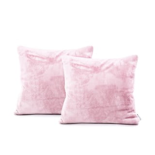 Set od 2 jastučnice svijetloružičaste boje DecoKing Mic, 45 x 45 cm