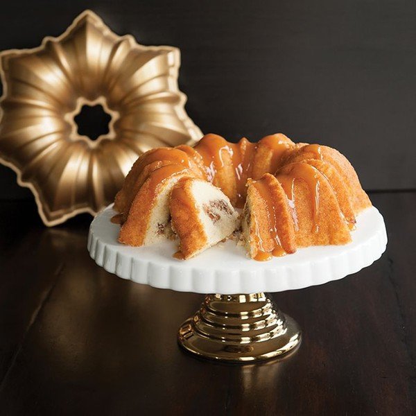 Kalup za torte u zlatnoj boji Nordic Ware Solera, 1,2 l-image-2