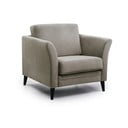 Bež baršunasta fotelja Scandic Eden