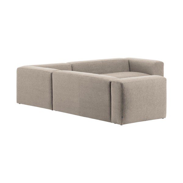 Bež kutna garnitura od šenila Blok – Kave Home-image-4
