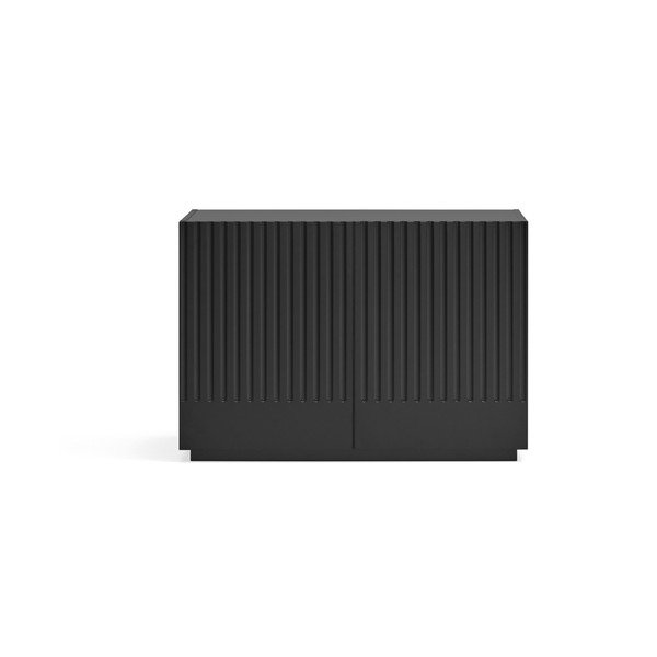 Crna niska komoda 100x70 cm Doric – Teulat
