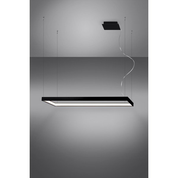 Crna metalna LED viseća svjetiljka TUULA – Thoro-image-2