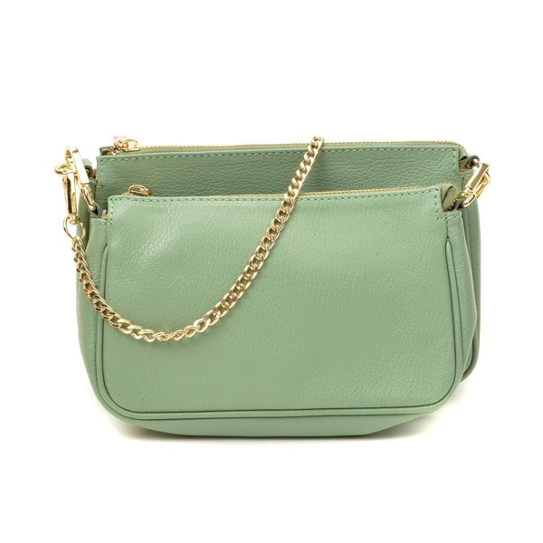 Zelena ženska kožna torbica Luisa Vannini Emilia
