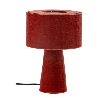 Crvena stolna lampa s tekstilnim sjenilom (visina 30 cm) Emmie – Bloomingville