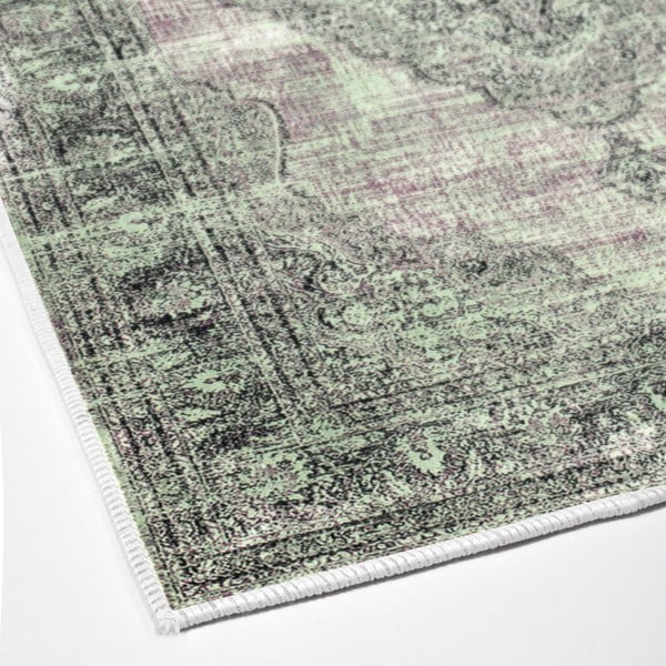 Zelene/sive kupaonske prostirke u setu 2 kom 60x100 cm – Foutastic-image-3