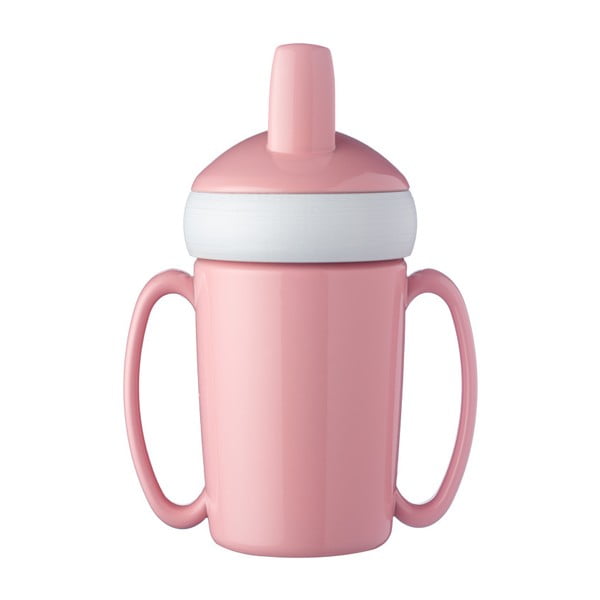 Ružičasta bočica za vodu za bebe Mepal Trainer Mug, 200 ml