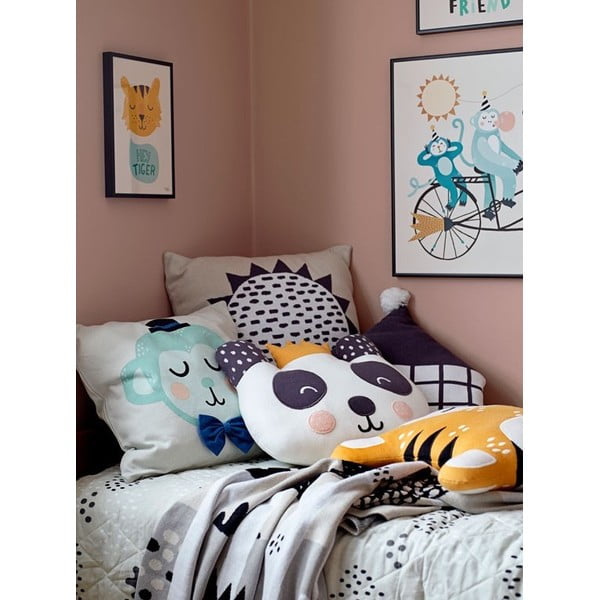 Bež-narančasti dječji pamučni prekrivač Södahl Rindrops, 80 x 100 cm-image-1