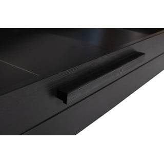 Crna ladica za ispod kreveta 90x200 cm Dennis – WOOOD