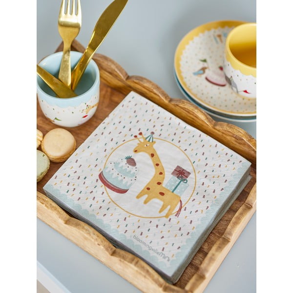 Papirnati ubrusi u setu 20 kom 33x33 cm Celebrate – Bloomingville Mini-image-1