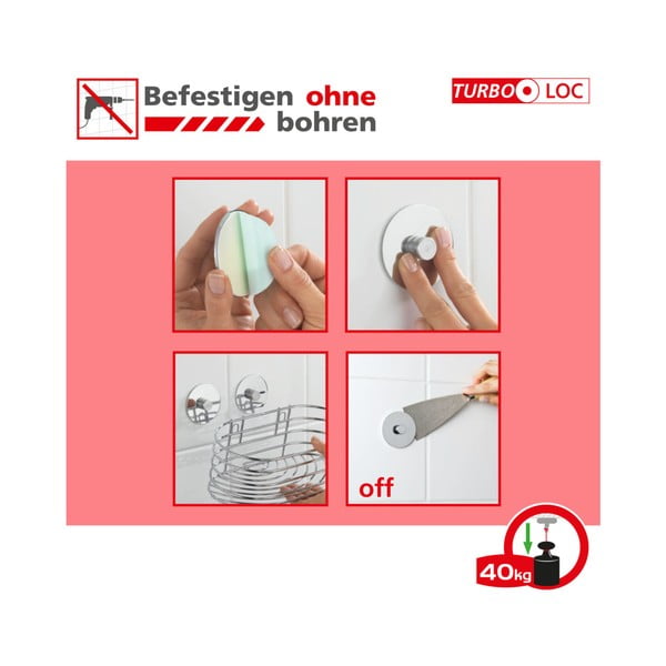 Samoljepljivi držač za tekući sapun Wenko Quadro-image-3