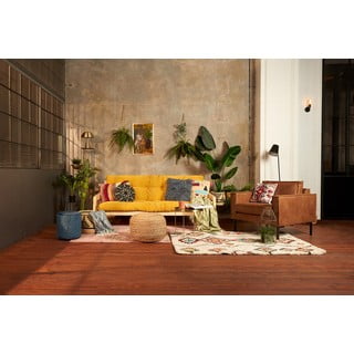 Krem tepih od viskoze Mint Rugs Geometric, 80 x 150 cm