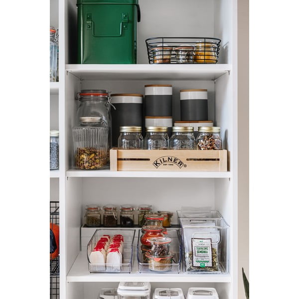 Keramička kutija za odlaganje s poklopcem od bambusa Wenko Malta, 450 ml-image-2