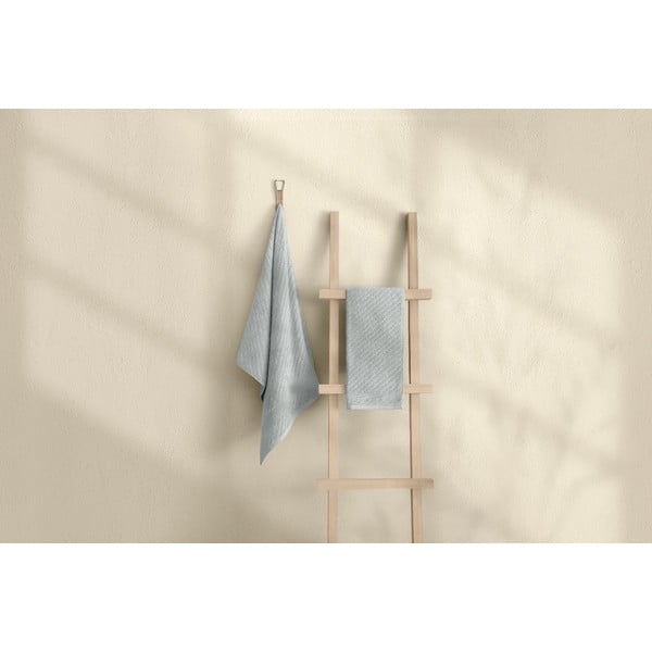 Svjetloplavi pamučni ručnici i ručnici za kupanje u setu od 2 kom - Foutastic-image-3