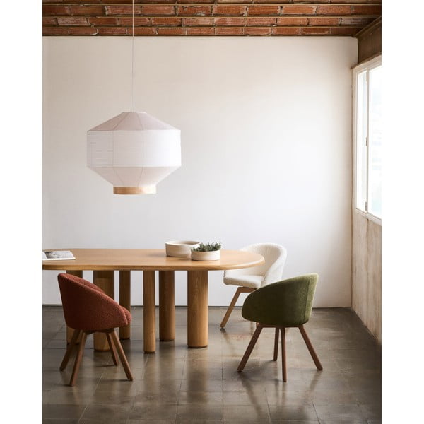 Blagovaonski stol u dekoru jasena 105x220 cm Mailen – Kave Home-image-1