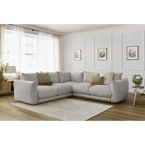 Svijetlo siva kutna garnitura Ernest – Bobochic Paris-image-1