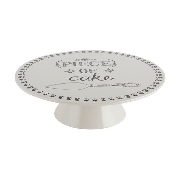 Bijeli keramički stalak za torte Creative Tops Stir It Up, ⌀ 25,5 cm