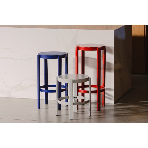 Crna željezna barska stolica (visine sjedala 75 cm) Doon – noo.ma-image-3